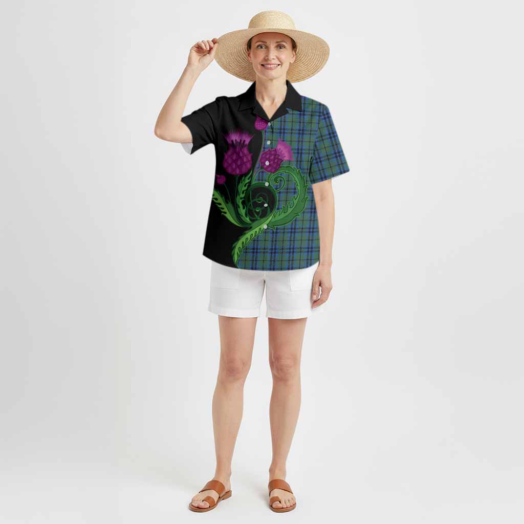 Keith Tartan Hawaiian Shirt Traditional Scottish Thistle