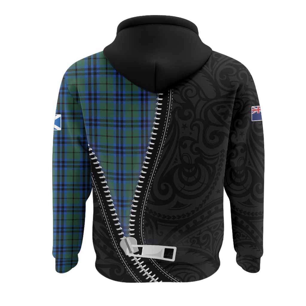 Keith Tartan Hoodie New Zealand Pattern Unique Zipper Stylized
