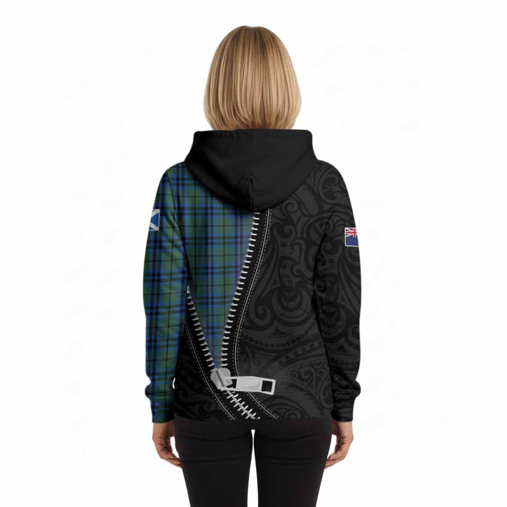 Keith Tartan Hoodie New Zealand Pattern Unique Zipper Stylized