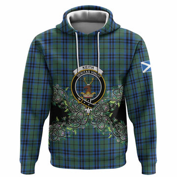 Keith Tartan Hoodie Thistle Scottish Spirit