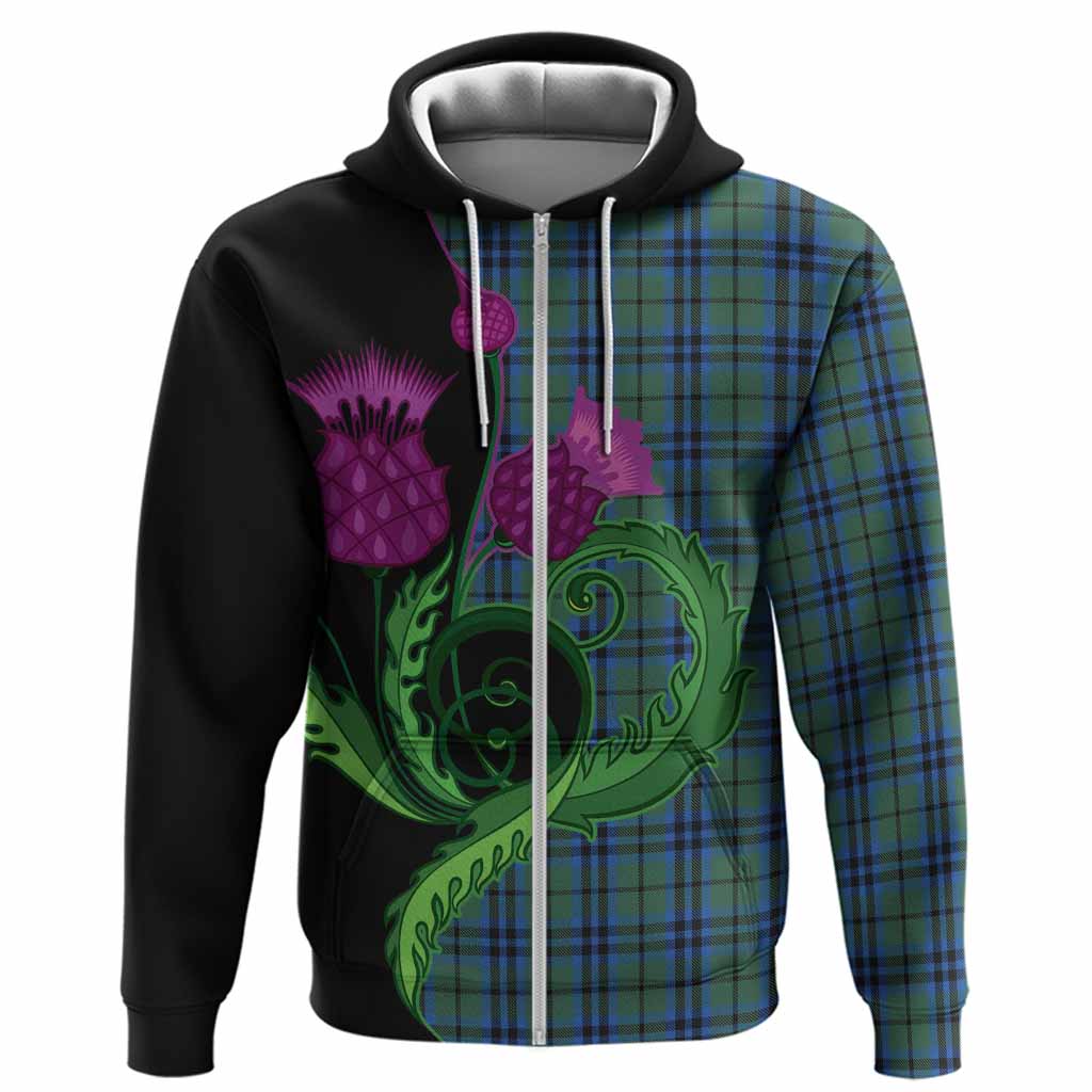 Keith Tartan Hoodie Traditional Scottish Thistle