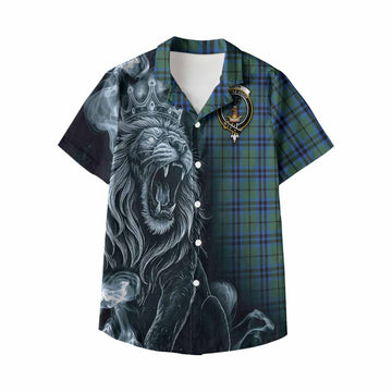 Keith Tartan Kid Hawaiian Shirt Roaring Lion Heritage