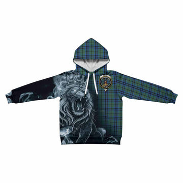 Keith Tartan Kid Hoodie Roaring Lion Heritage