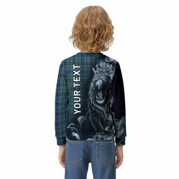 Keith Tartan Kid Knitted Sweatshirt Roaring Lion Heritage
