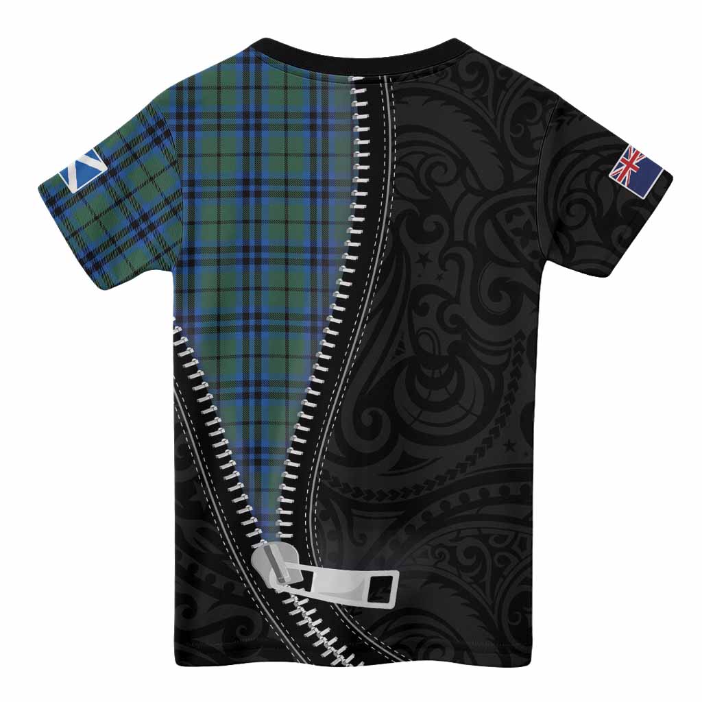 Keith Tartan Kid T-shirt New Zealand Pattern Unique Zipper Stylized