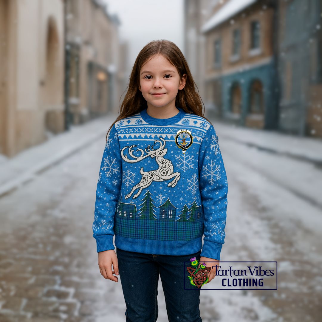 Keith Tartan Kid Ugly Sweater