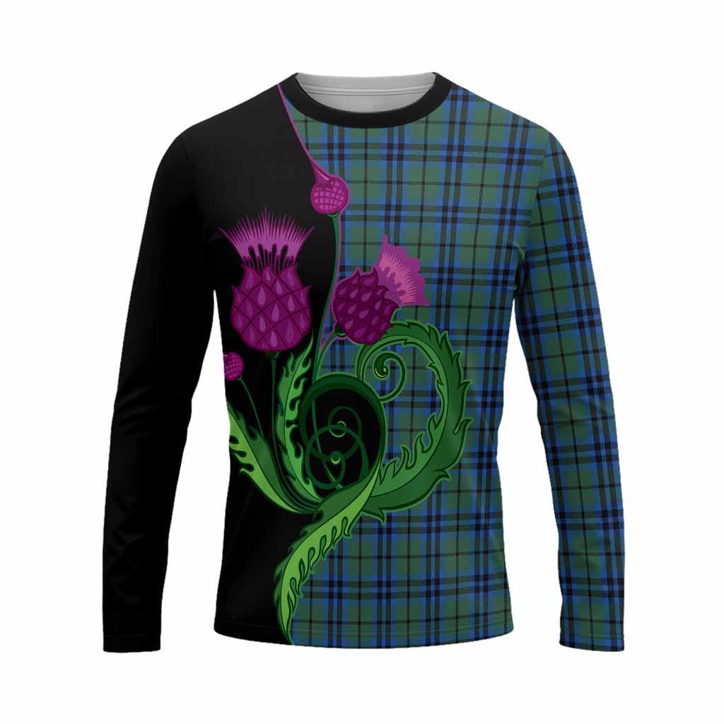 Keith Tartan Long Sleeve T-Shirt Traditional Scottish Thistle