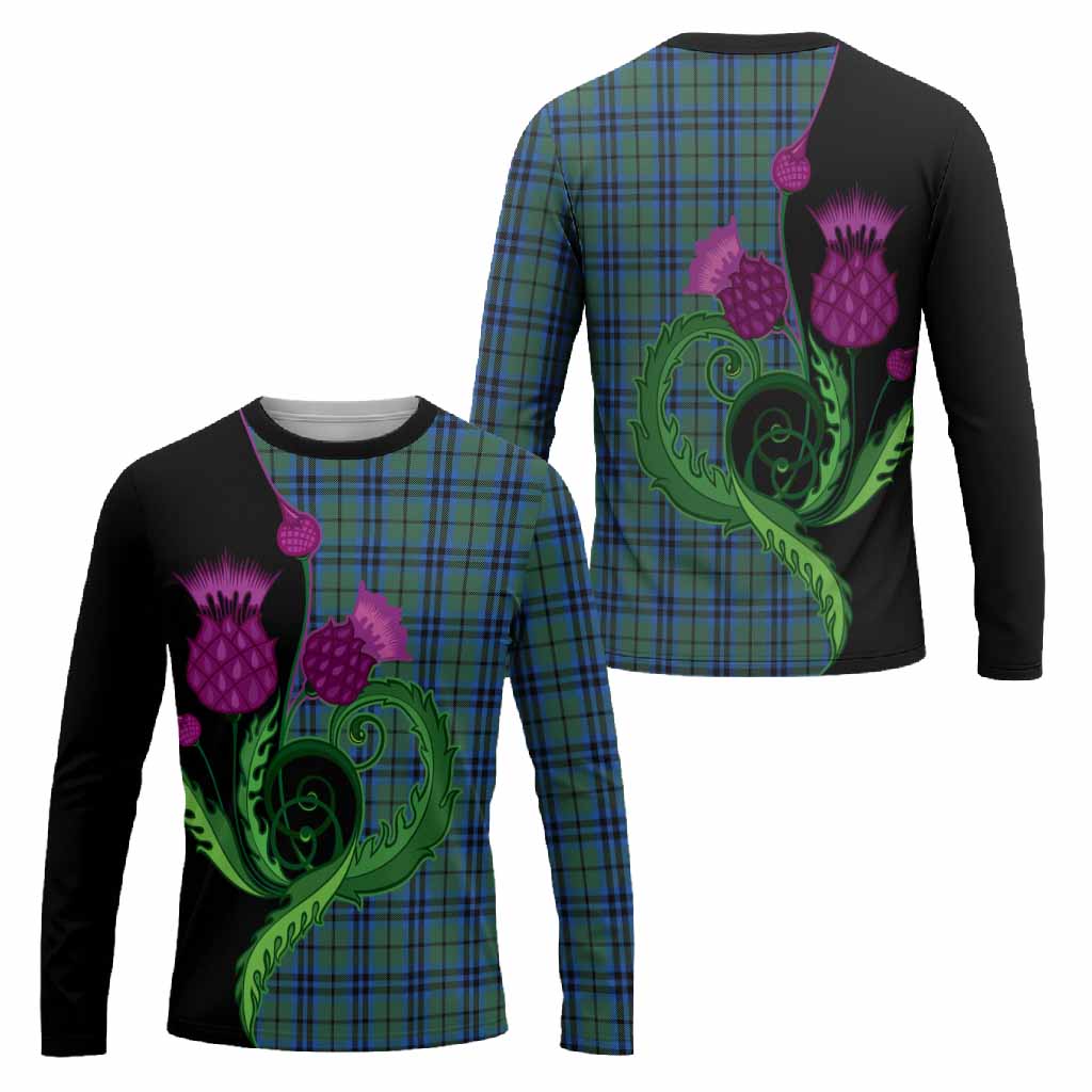 Keith Tartan Long Sleeve T-Shirt Traditional Scottish Thistle