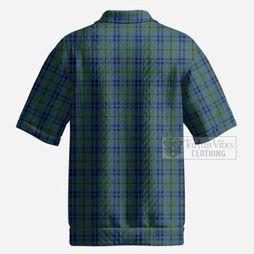 Keith Tartan Men’s Polo Sweater Top with Family Crest