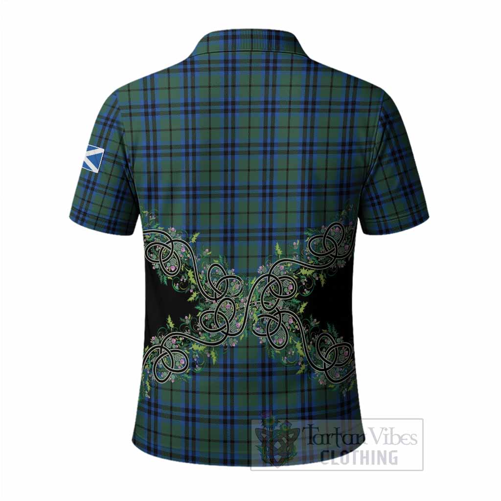 Keith Tartan Polo Shirt Thistle Scottish Spirit