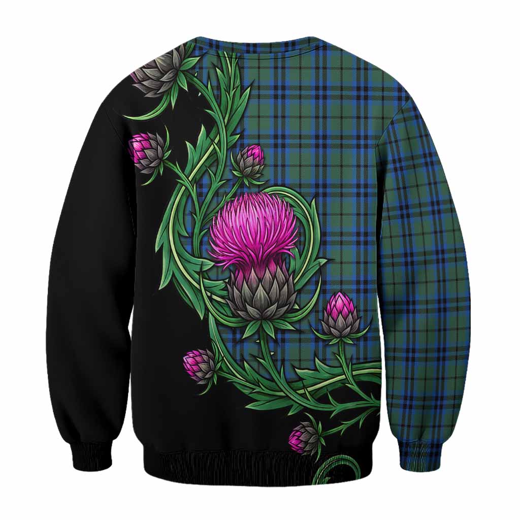 Keith Tartan Sweatshirt Resilient Scottish Thistle - Tartan Vibes Clothing