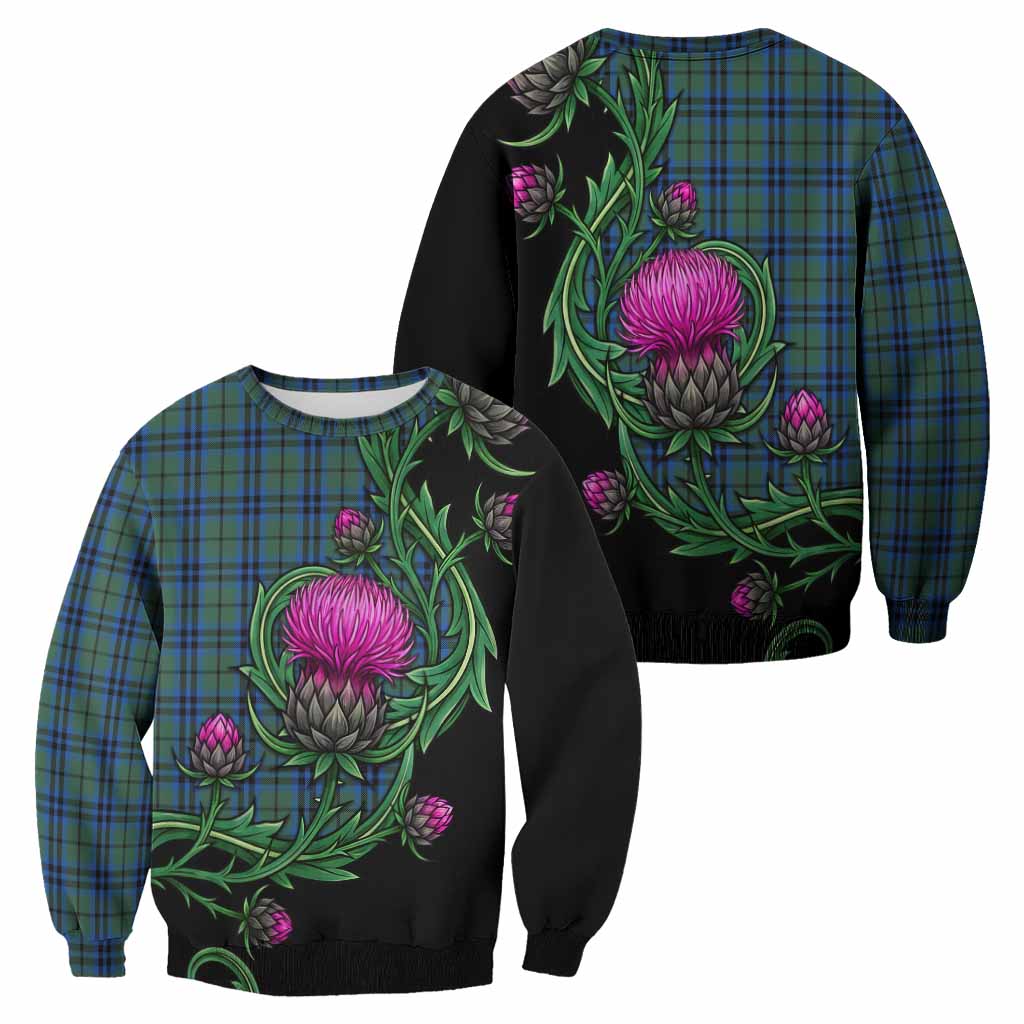 Keith Tartan Sweatshirt Resilient Scottish Thistle - Tartan Vibes Clothing