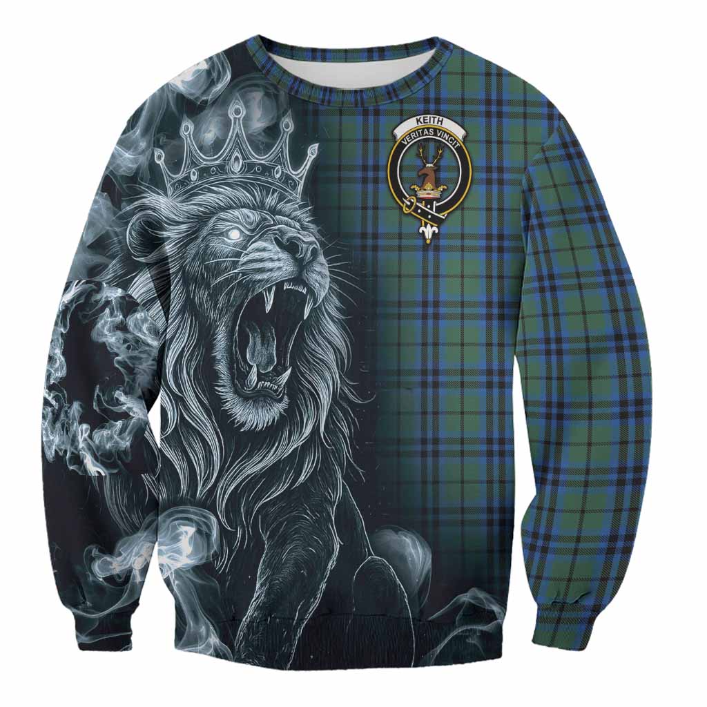 Keith Tartan Sweatshirt Roaring Lion Heritage