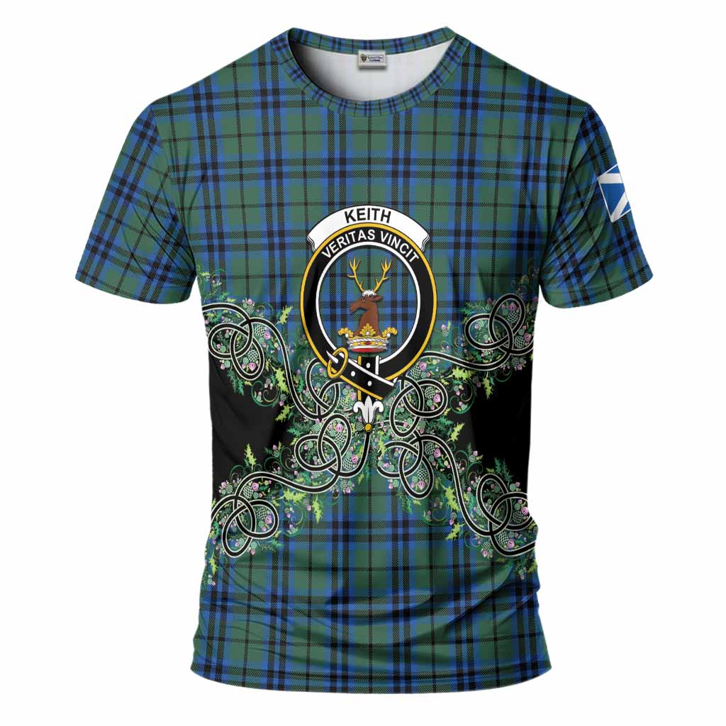Keith Tartan T-Shirt Thistle Scottish Spirit
