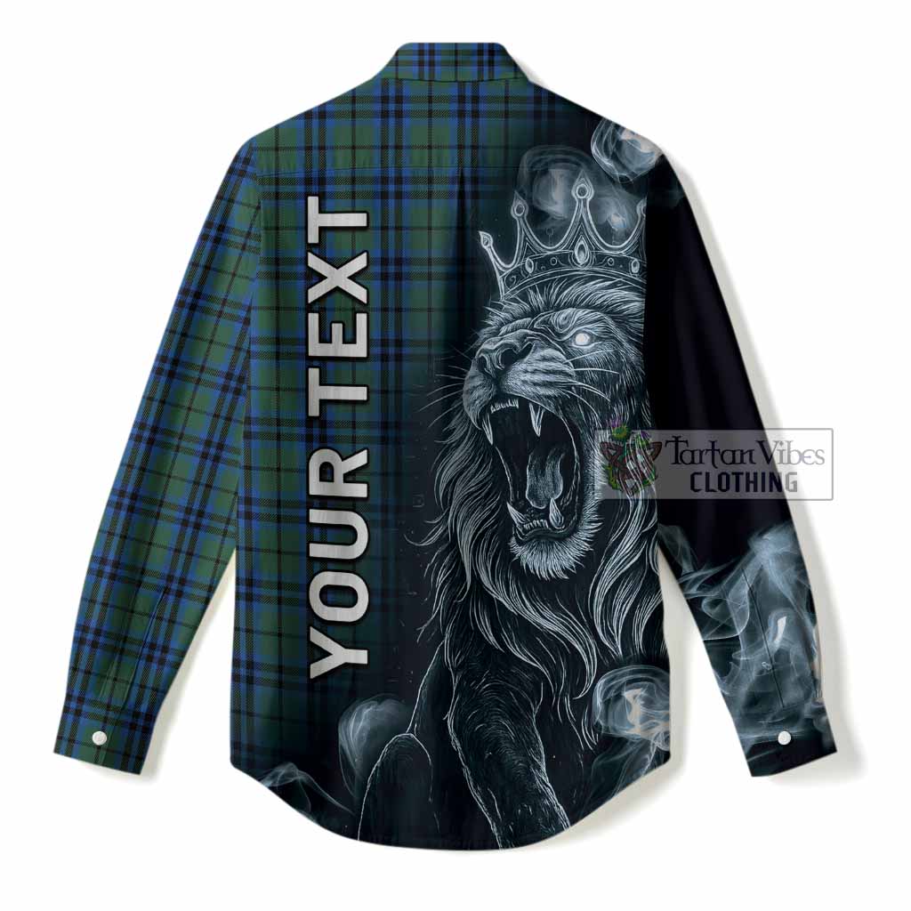 Keith Tartan Women Casual Shirt Roaring Lion Heritage