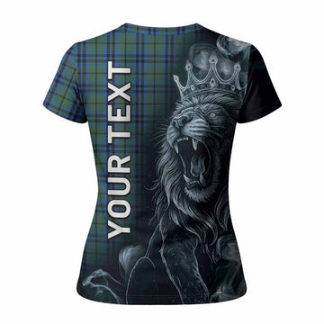 Keith Tartan Women T shirt Roaring Lion Heritage