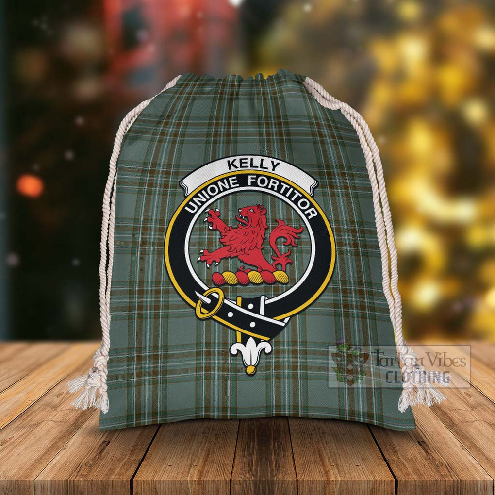 Tartan Vibes Clothing Kelly Tartan Christmas Santa's Bag with Family Crest