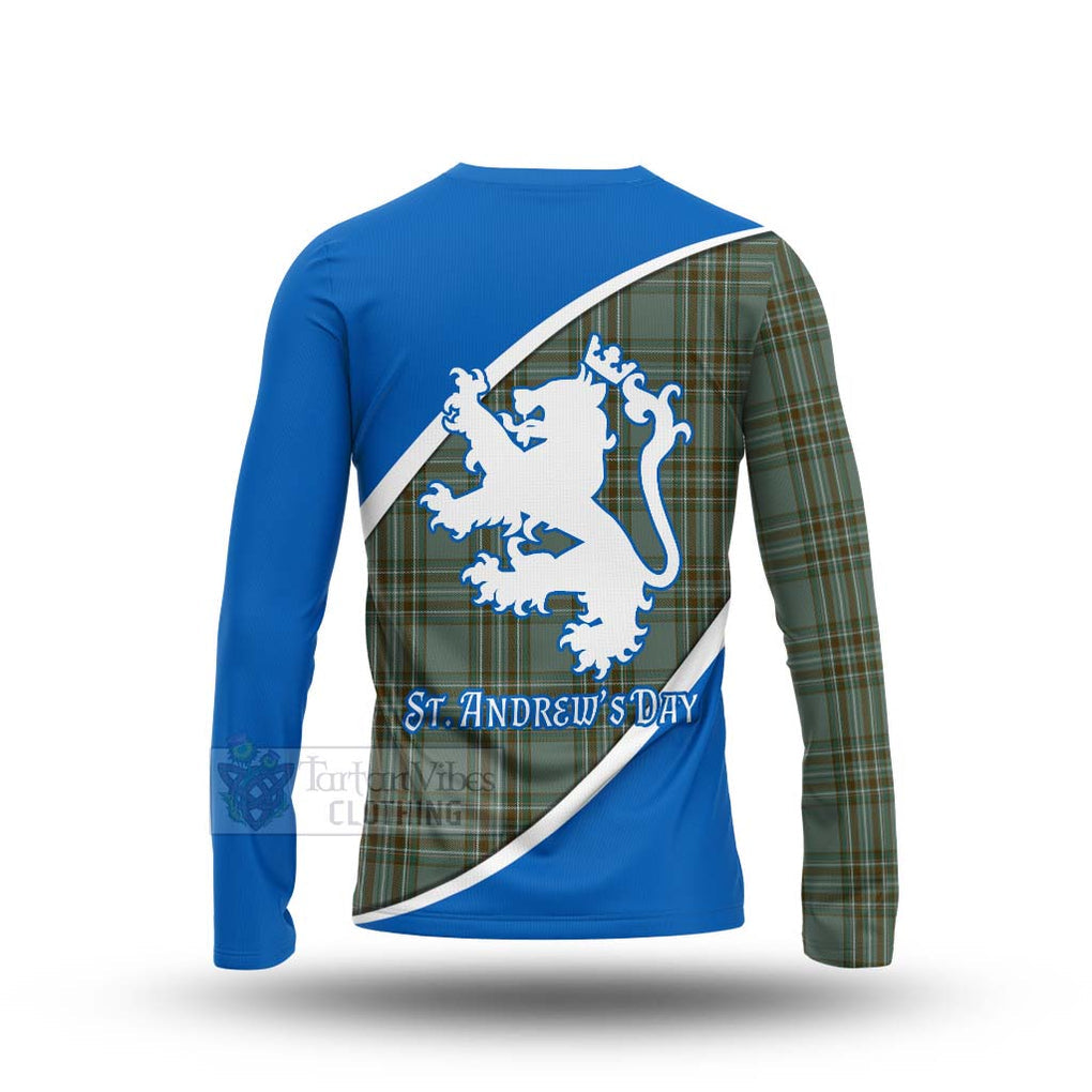 Tartan Vibes Clothing Kelly Family Crest Tartan Long Sleeve T-Shirt Celebrate Saint Andrew's Day in Style