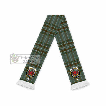 Kelly Tartan Ruffneck Scarf with Family Crest