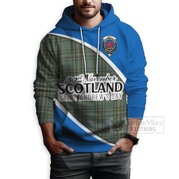 Tartan Vibes Clothing Kelly Family Crest Tartan Hoodie Celebrate Saint Andrew's Day in Style