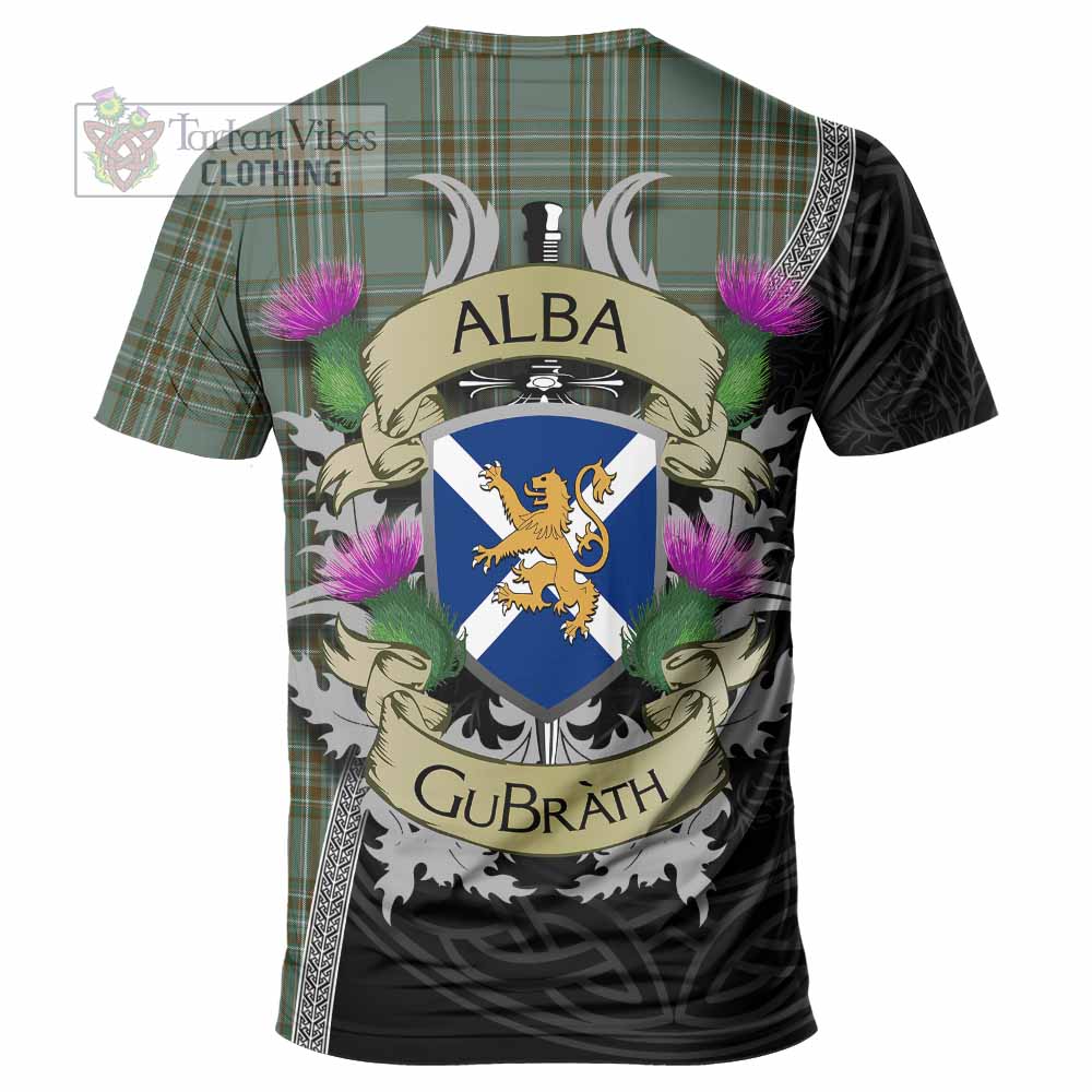 Tartan Vibes Clothing Kelly Tartan Family Crest T-Shirt Lion Rampant Royal Thistle Shield Celtic Inspired