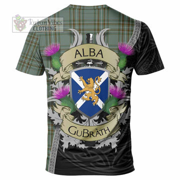 Tartan Vibes Clothing Kelly Tartan Family Crest T-Shirt Lion Rampant Royal Thistle Shield Celtic Inspired