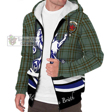 Kelly Tartan Sherpa Hoodie with Alba Gu Brath Regal Lion Emblem Unisex S - Tartanvibesclothing Shop