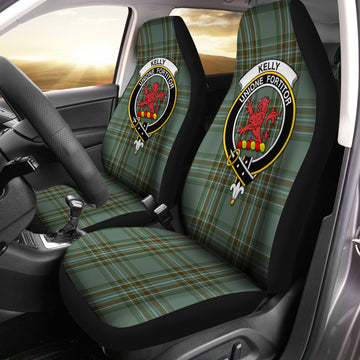 Kelly Dress Tartan Car Seat Cover with Family Crest One Size - Tartanvibesclothing