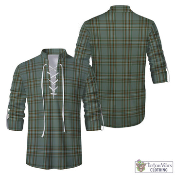 Kelly Dress Tartan Men's Scottish Traditional Jacobite Ghillie Kilt Shirt