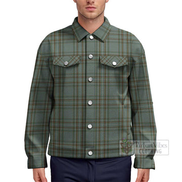 Kelly Tartan Unisex Lapel Cotton Jacket Unisex - Tartan Vibes Clothing