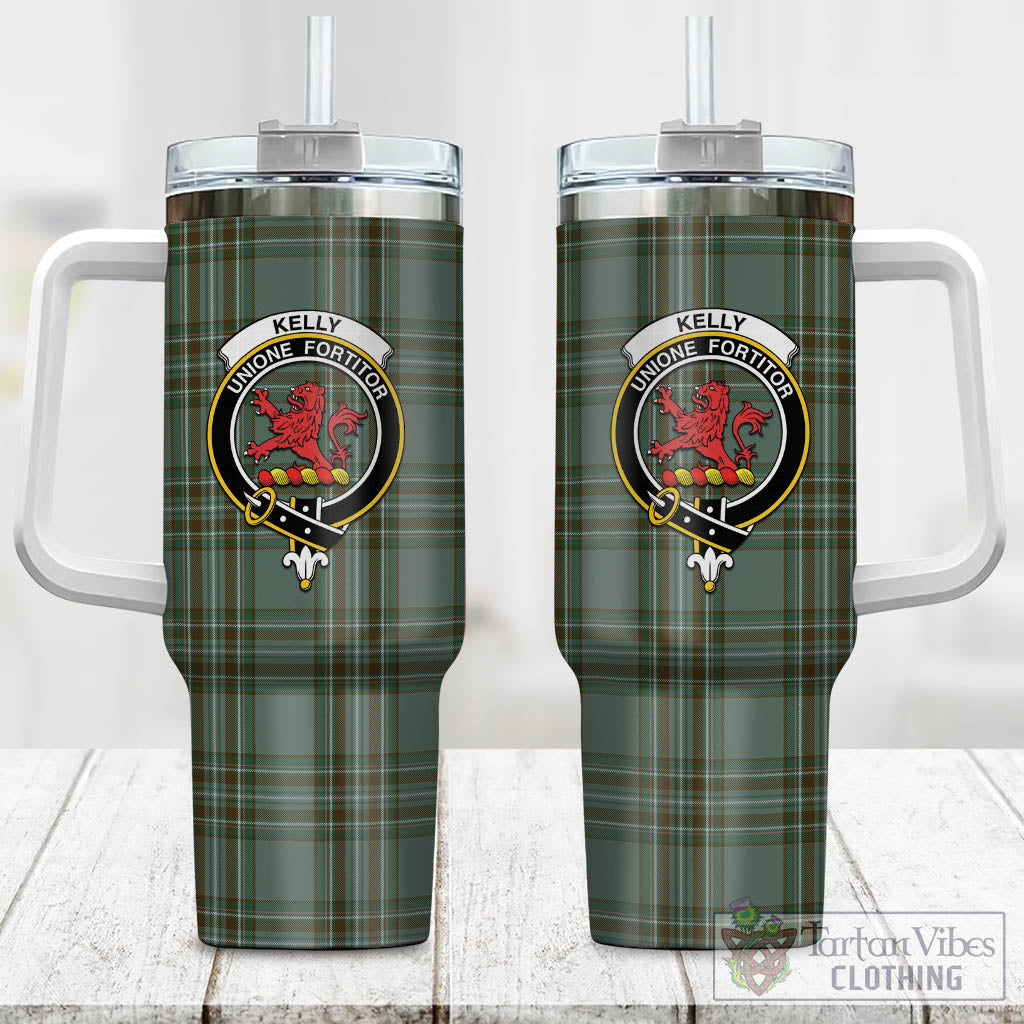 Tartan Vibes Clothing Kelly Dress Tartan and Family Crest Tumbler with Handle