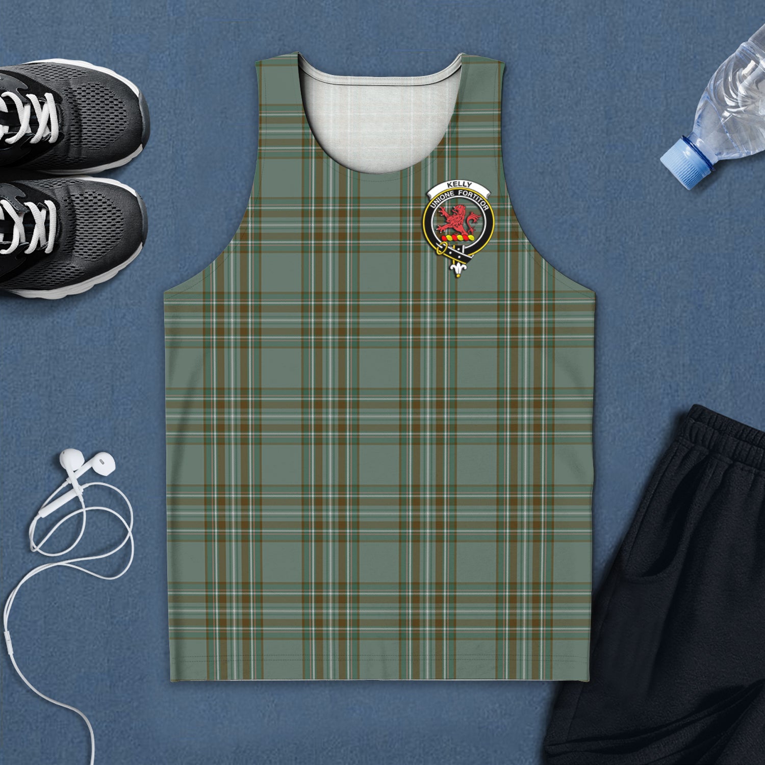 kelly-dress-tartan-mens-tank-top-with-family-crest
