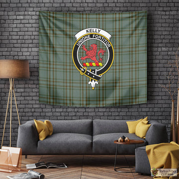 Tartan Vibes Clothing Kelly Dress Tartan Tapestry Wall Hanging and Home Decor for Room with Family Crest