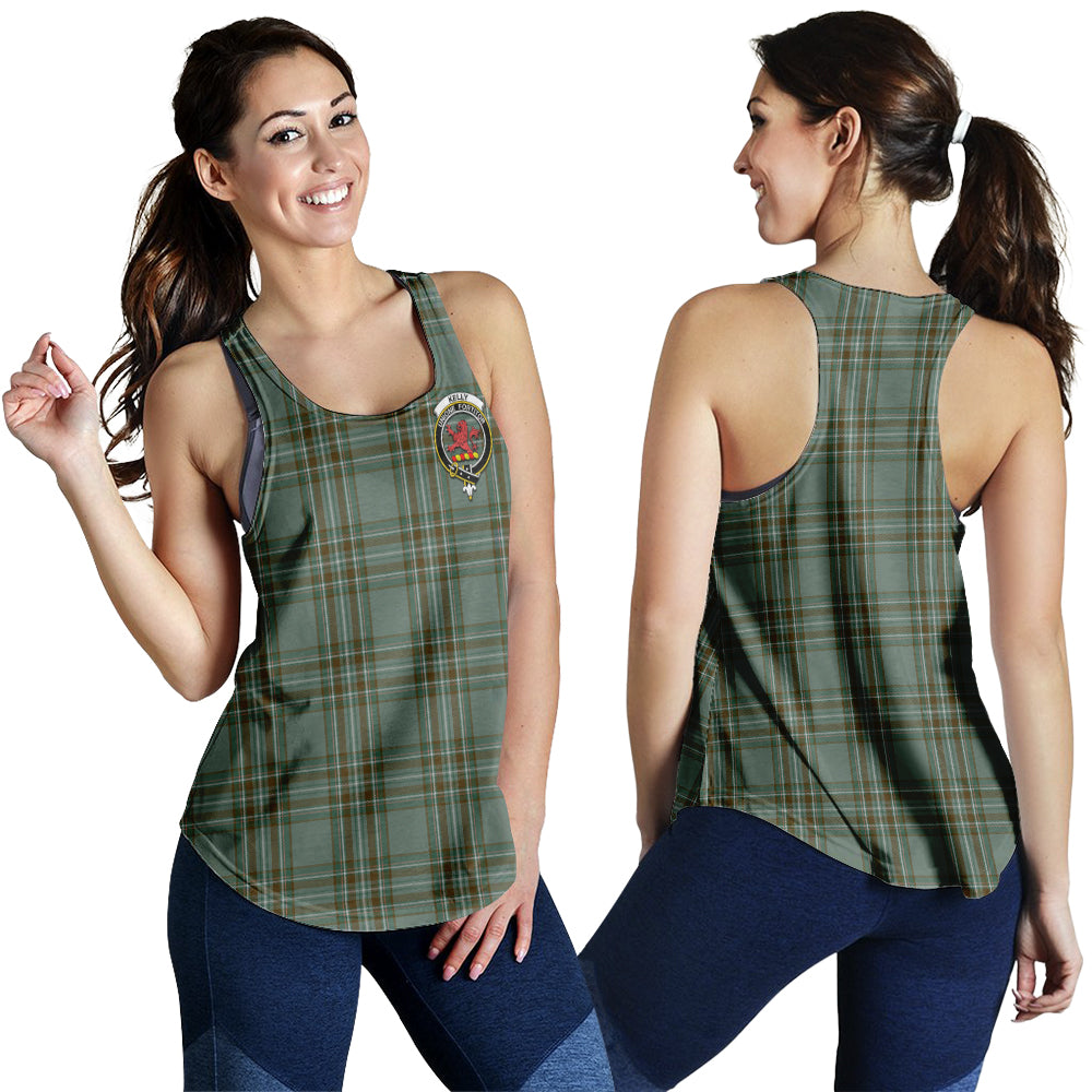 kelly-dress-tartan-women-racerback-tanks-with-family-crest