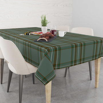 kelly-dress-tatan-tablecloth-with-family-crest