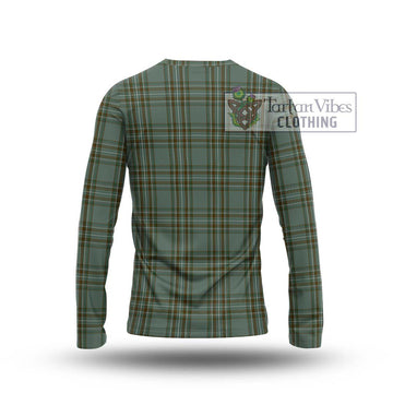 Kelly Tartan Long Sleeve T-Shirt with Family Crest DNA In Me Style - Tartanvibesclothing Shop