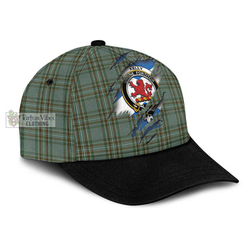 Kelly Dress Tartan Classic Cap with Family Crest In Me Style