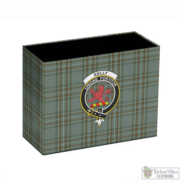 Tartan Vibes Clothing Kelly Dress Tartan Pen Holder with Family Crest