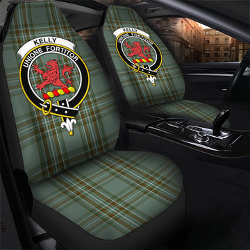 Kelly Dress Tartan Car Seat Cover with Family Crest - Tartanvibesclothing