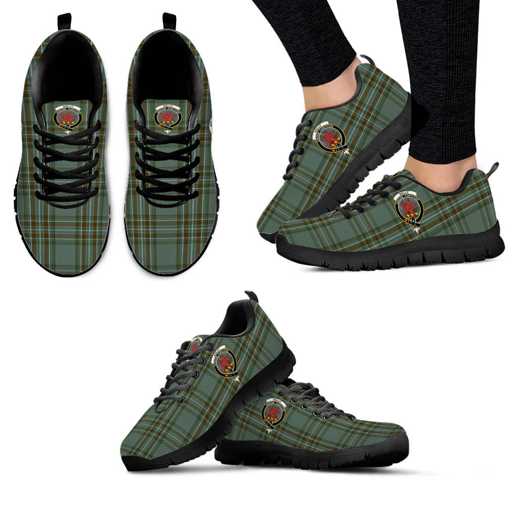 Kelly Tartan Sneakers with Family Crest - Tartan Vibes Clothing