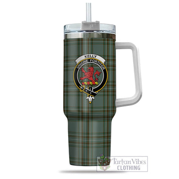 Tartan Vibes Clothing Kelly Dress Tartan and Family Crest Tumbler with Handle