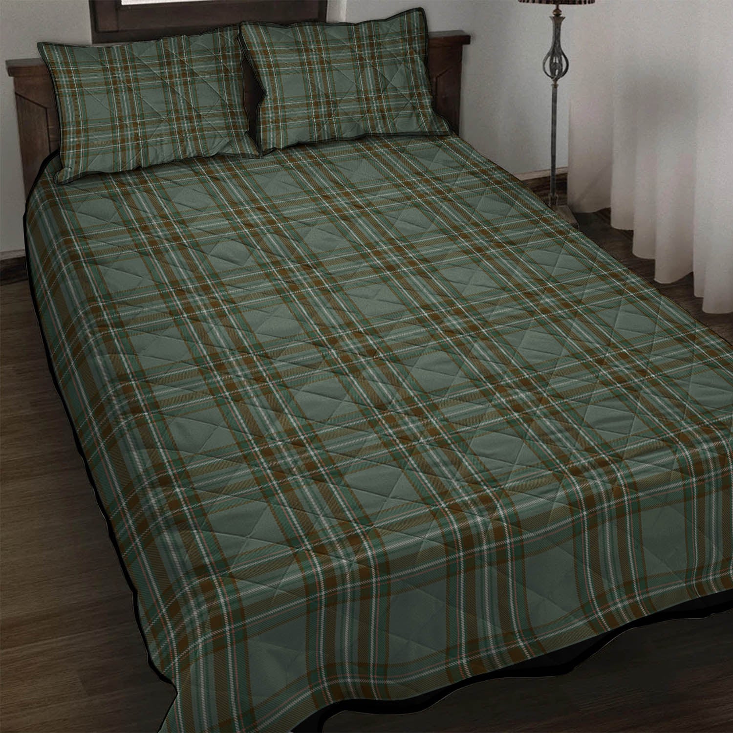 Kelly Tartan Quilt Bed Set - Tartan Vibes Clothing