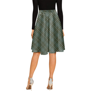 Kelly Dress Tartan Melete Pleated Midi Skirt