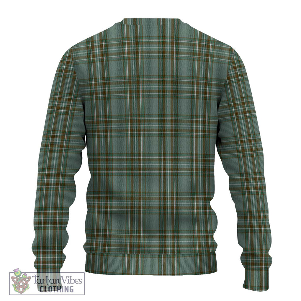 Kelly Tartan Knitted Sweater with Family Crest DNA In Me Style - Tartanvibesclothing Shop