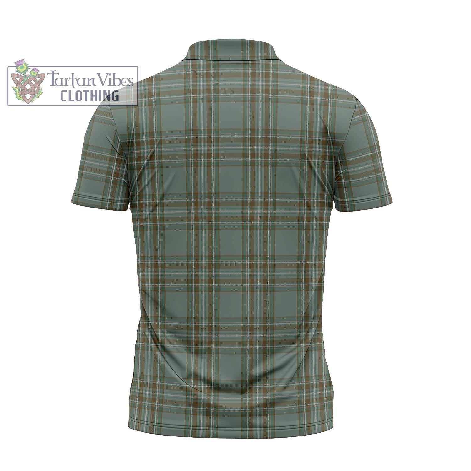 Tartan Vibes Clothing Kelly Dress Tartan Zipper Polo Shirt with Family Crest
