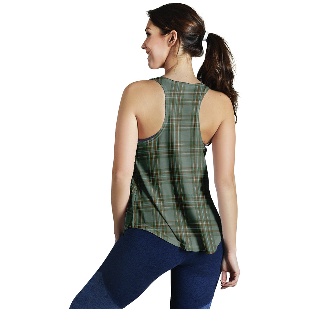 kelly-dress-tartan-women-racerback-tanks-with-family-crest