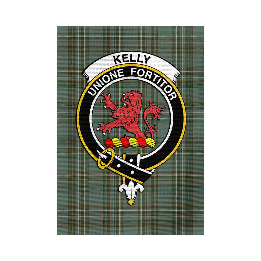 kelly-dress-tartan-flag-with-family-crest