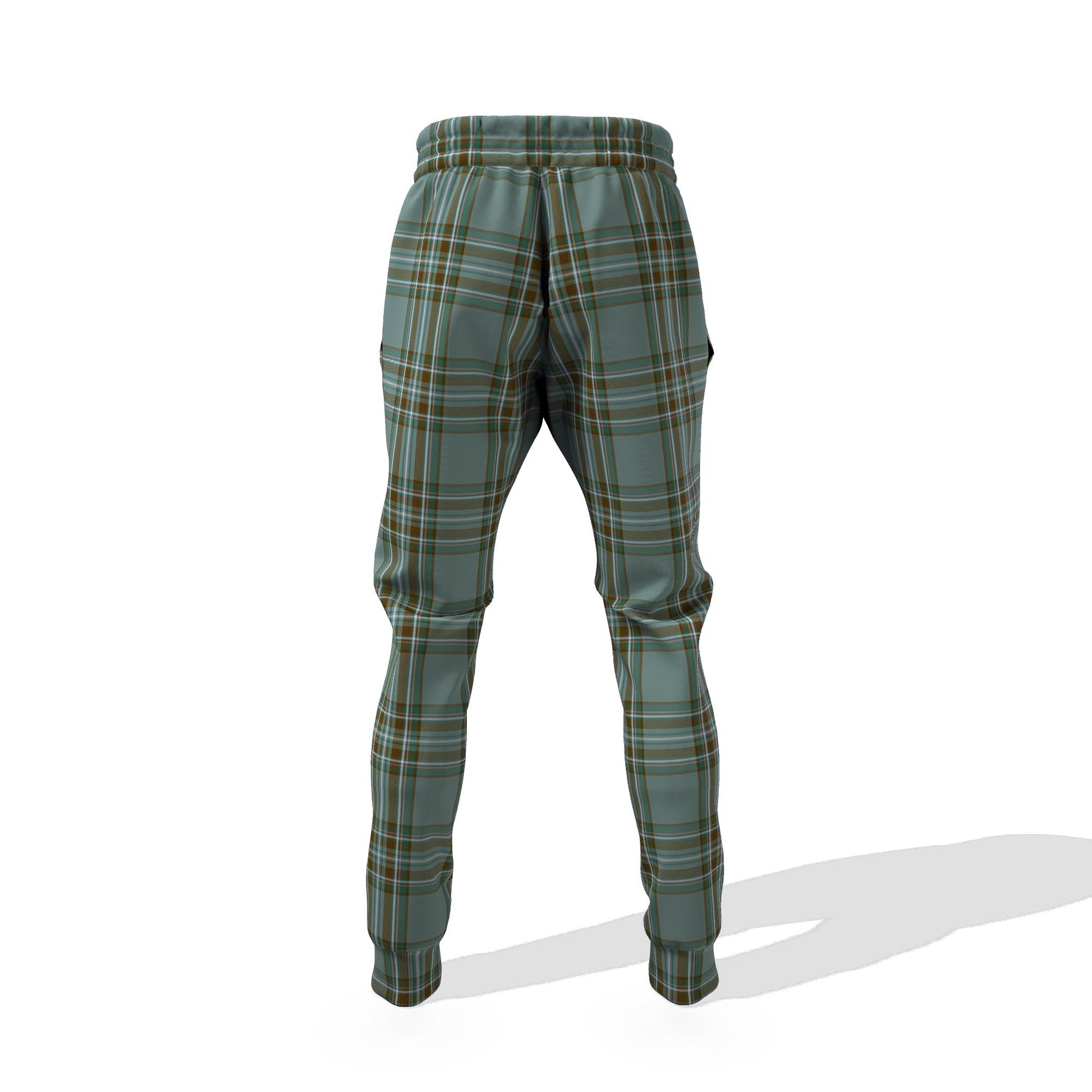 Kelly Tartan Joggers Pants with Family Crest 6XL - Tartan Vibes Clothing