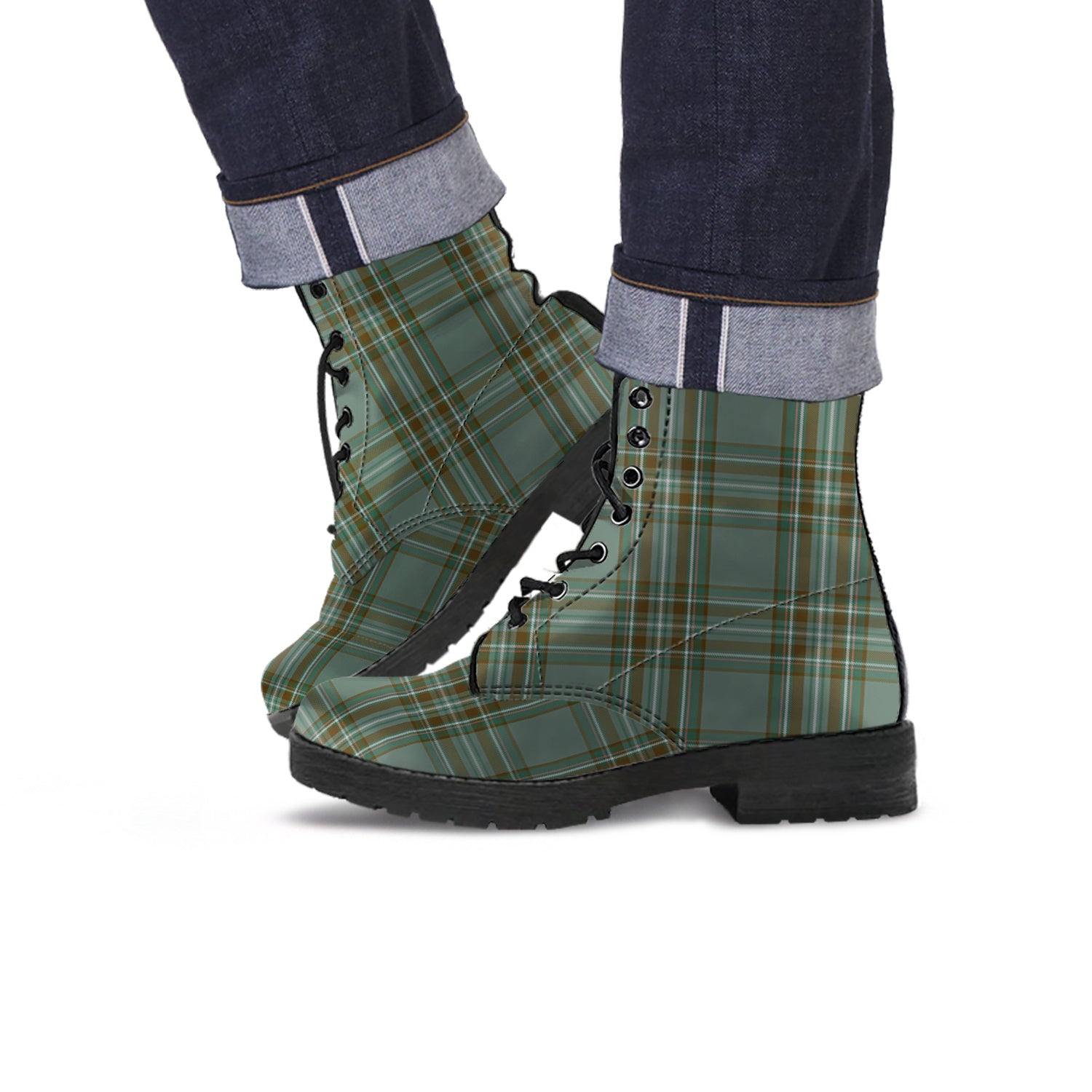 kelly-dress-tartan-leather-boots