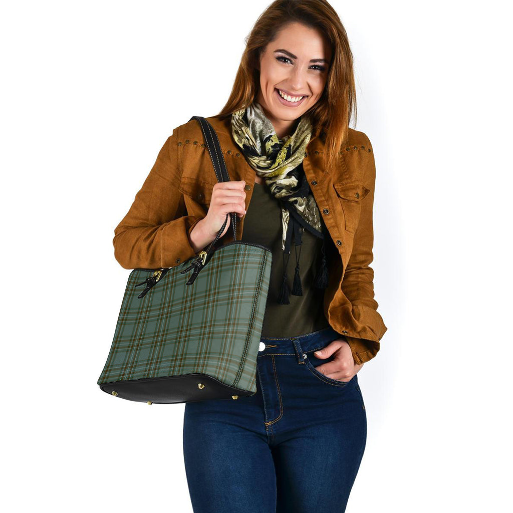 kelly-dress-tartan-leather-tote-bag